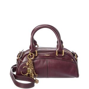 Chloé Leather Small Shoulder Bag, Red